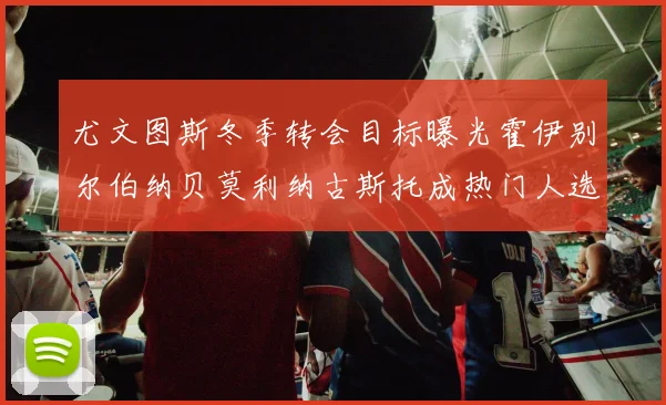 尤文图斯冬季转会目标曝光霍伊别尔伯纳贝莫利纳古斯托成热门人选